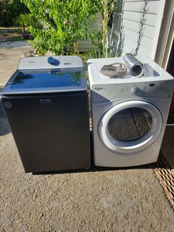 Maytag Washer And whirlpool Electric Dryer