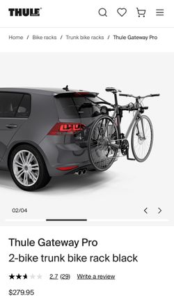 Thule Pro Bike Rack Trunk / Hatchback - Bicycle Transport - Thule Sweden