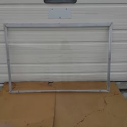 Nice Large Aluminum Construction Storm Window 71 1/2" X 48 1/2" Very Clean Like New. 