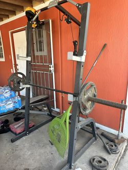 Weight Rack With Bench