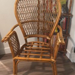 Bamboo Rattan Vintage Chair 