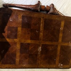 Real wood Nogal dinning table