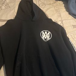 Amiri black ouija board hoodie