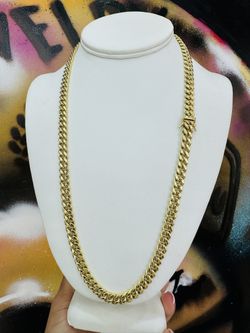 14k Semisolid Cuban Chain 