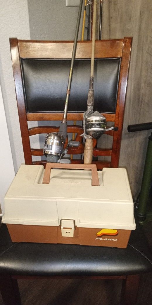 All In One Fishing Reels, Rods, And Tackle Box Full Combo