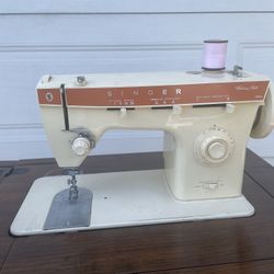 Singer Sewing Machine & Table
