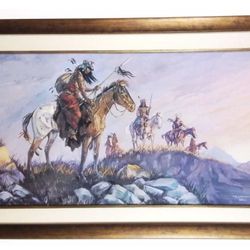 Nancy Mclaughlin Signed Native American Print