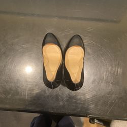 Black platform high heel Red bottom