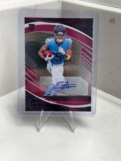 2025 Panini Elic Ayomanor Autograph Rookie Card