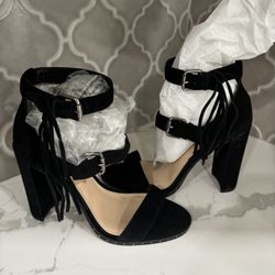 Vince Camuto Black Suede Heels