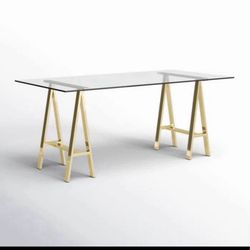 Glass Office Table  $300
