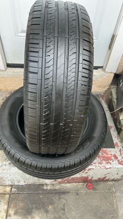 2 TIRES 235/60/18 GOOD CONDITION