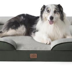 XL Orthopedic Dog Bed for Extra Large Dogs - Waterproof XLarge Dog Cat Bed, Comfort Dogs Couch Sofa with Washable Removable Cover, Pet Bed with Nonski
