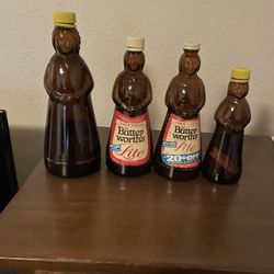 Vintage Mrs. Buttersworth bottles 