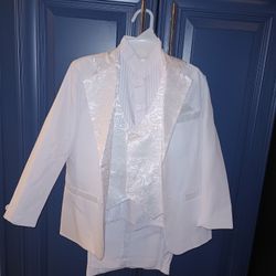 Little Boy's White Tux
