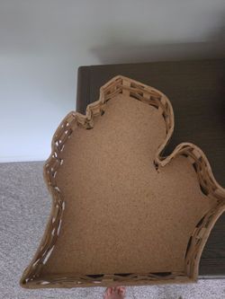 Michigan shaped basket