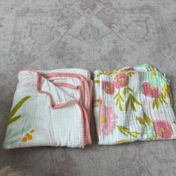 Target Cloud Island- Baby Girl Muslin Swaddle Blankets- NEW