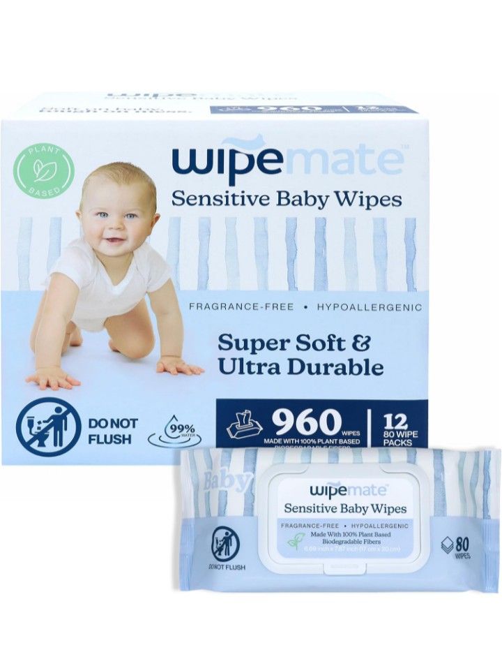 Baby 🍼 Wipes 12 Pack -New