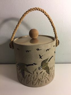 Vintage geese ice bucket