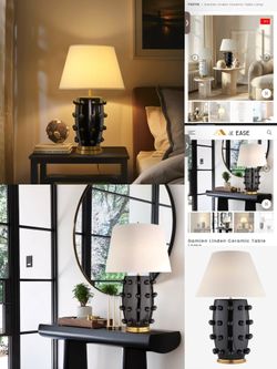  25'' HIGH 1-LIGHT TABLE LAMP