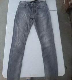 Express Jeans gray wash denim pants