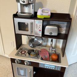 Kid Kitchen With Some Kitchen Supplies