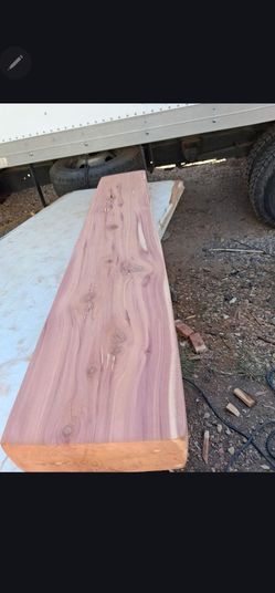 5ft Cedar Wood Fireplace Mantle