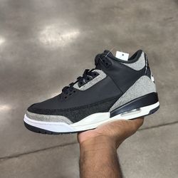 Brand new Air Jordan 3 Levis blk Sz8