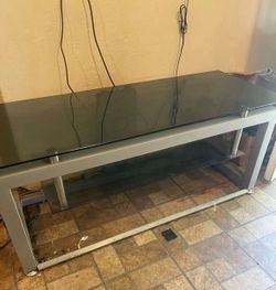 Glass table or tv stand