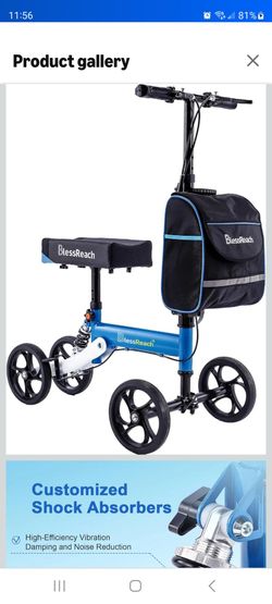 BlessReach Knee Scooter with Carry Bag