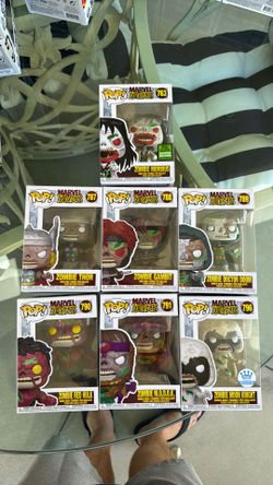 Funko Pop marvel zombies set