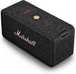  Marshall Middleton Portable Bluetooth Speaker, Black and Brass      