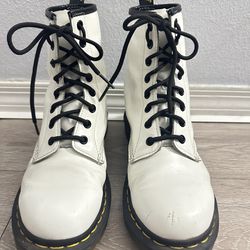 White Doc Martens! In great condition