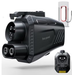 for NACS to CCS Adapter with Interlock, Max 500A 1000V Fast Charge for Tesla Supercharger Adapter, CCS1 Electric Vehicle Charger Compatible with Tesla
