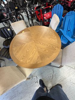 Dinner table set