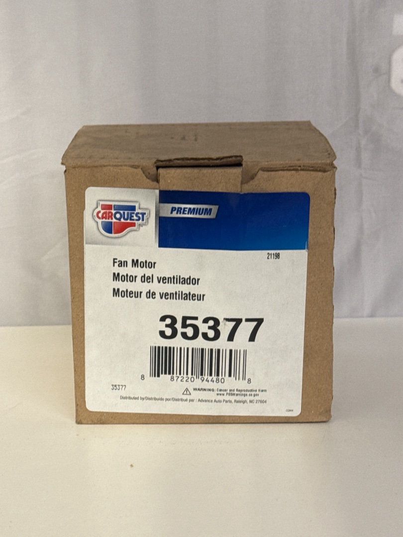35377 Carquest Premium 4 Pole Radiator or Condenser Fan Motor