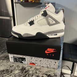 Jordan Retro 4 White Cement size 8