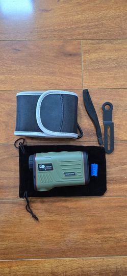 Golf Rangefinder, Laser Range Finder with Slope, Golf Trajectory Mode, Flag-Lock, Distance, Speed