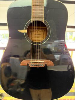 Alvarez AD60BK acoustic guitar