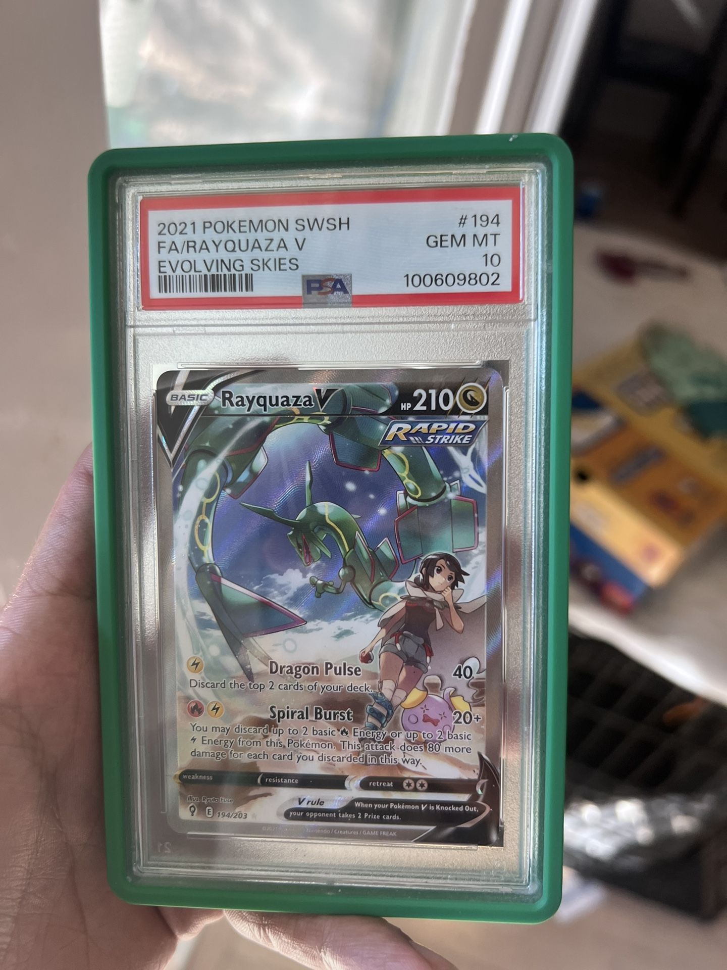 Rayquaza V PSA 10