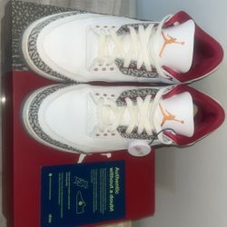 Jordan 3 Cardinal Red