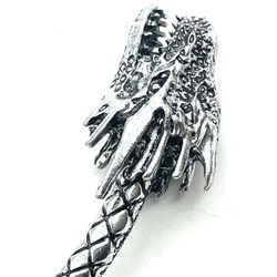 Silver Dragon Necklace