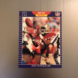 1989 Pro Set Jerry Rice