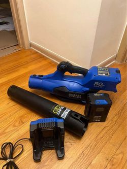 KOBALT KHB 2580-06 80V 630-CFM Brushless Cordless Electric Leaf Blower