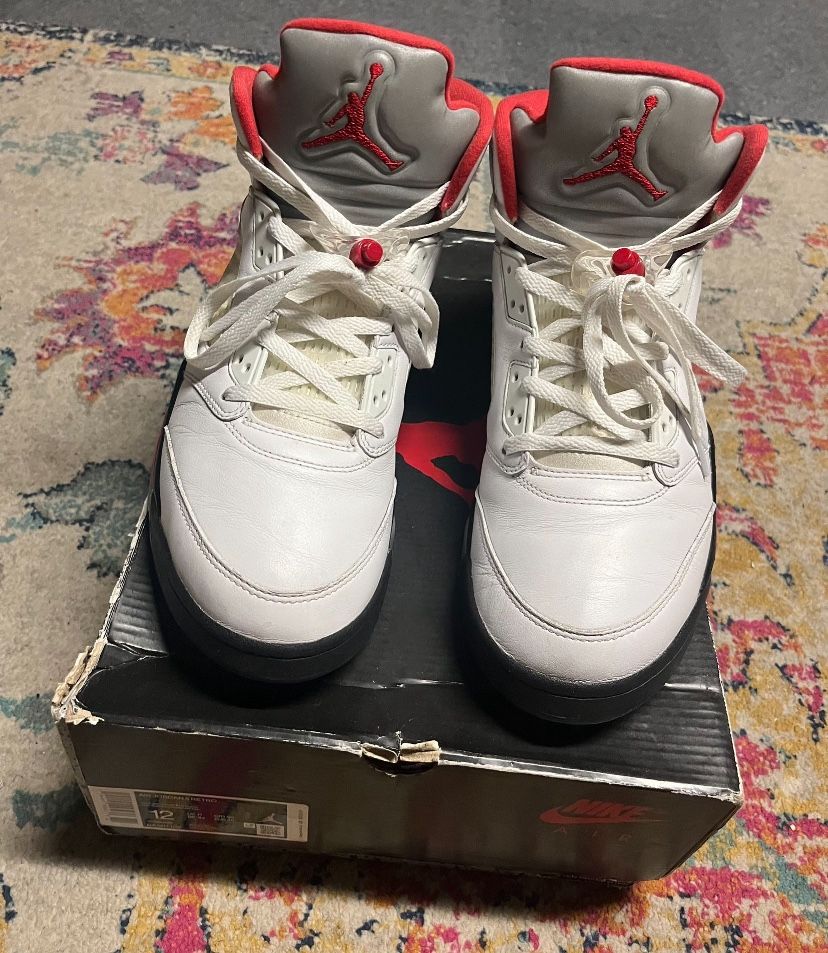 Jordan 5 "Fire Red OG" Sz 12 ($50)