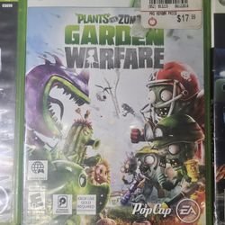 Plants vs zombies garden warfare Xbox 360