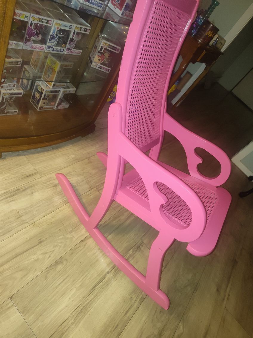 Pink Rocking Chair