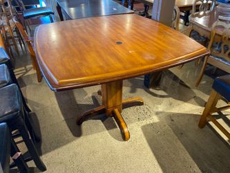 Two Tone Counter Height Dining Room Table