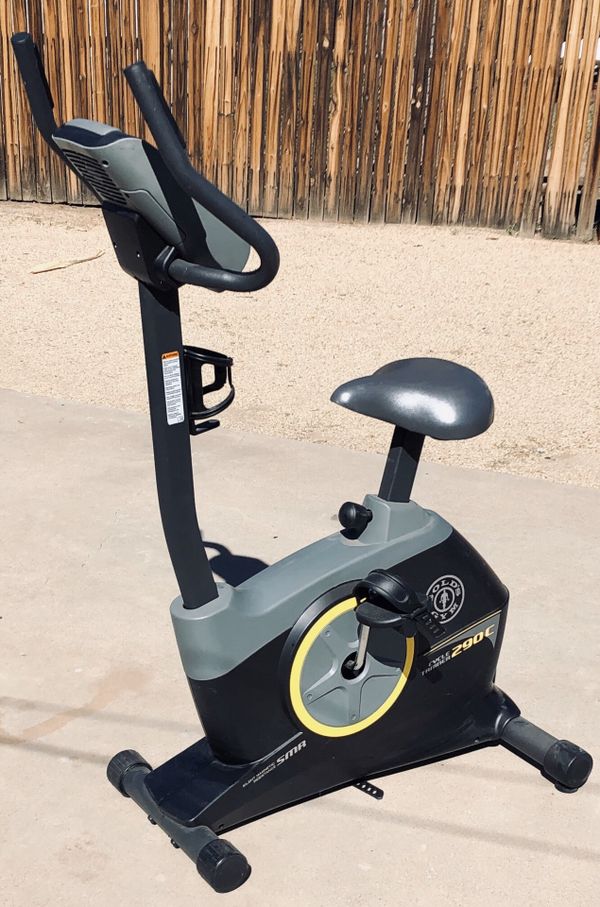 gold's gym power 290 upright bike