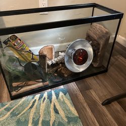 Reptile Cage And Accessories